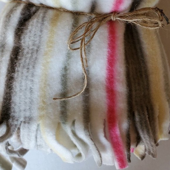 Blanket Throw - Tan Neutral Colors - Picture 2 of 4